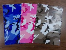 100 10x13 Assorted CAMOUFLAGE Designer Mailers Poly Shipping Envelopes Bags