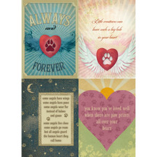 Tree-Free Greetings Pet Sympathy Card Assortment, 8 Cards, 5x7 Inches