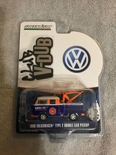 2023 Greenlight Club V-Dub 1969 VOLKSWAGEN TYPE 2 DOUBLE CAB TOW TRUCK 1/64