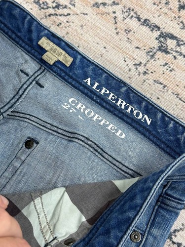 Vintage Burberry Cropped Light Denim Jeans Size 27 - Picture 7 of 13