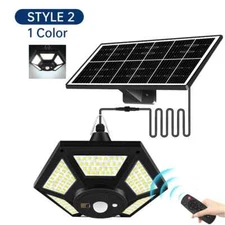 Solar Shed Light Solar Pendant Light 228/180 LEDs 1000LM 5 Modes Remote Control