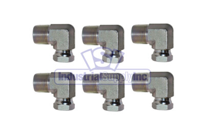 90° Male Elbow | 1/2'' Male Pipe x 1/2'' Female Pipe Swivel | 1501-08-08 | 6 Pack