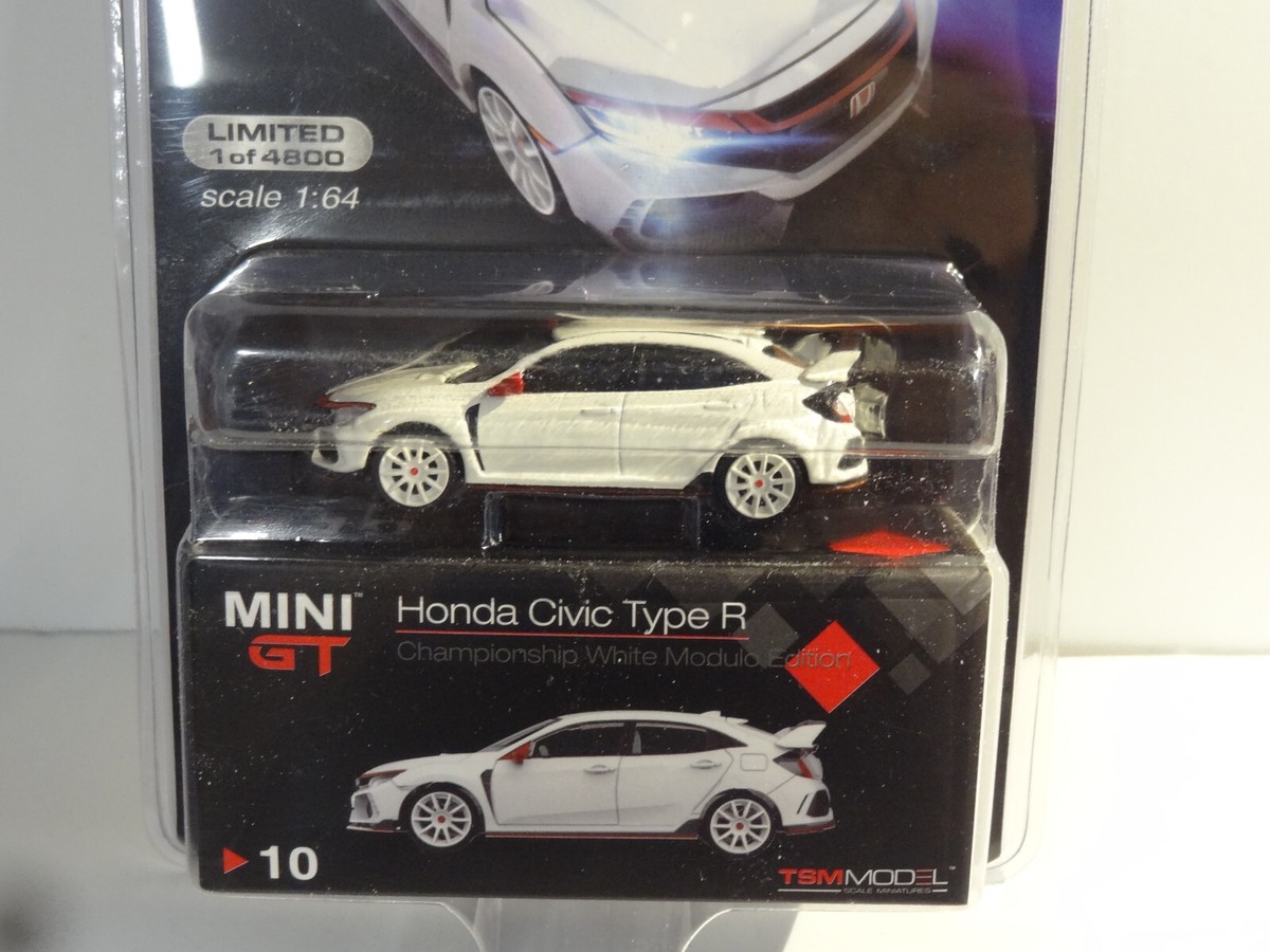 ミニカー MINI GT Honda Civic Type R Championship MINI GT 1:64 Honda Civic Type R Championship White 2023 LHD