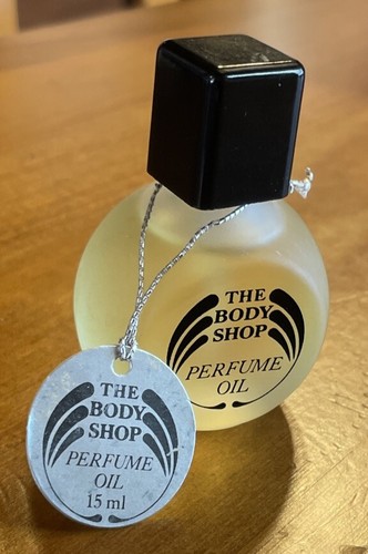 Vintage The Body Shop Apple Blossom Perfume Oil 15ml Alcohol Free New w/Tag NOS