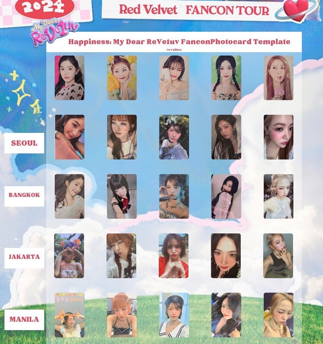 red velvet ファンコン マニラ トレカ ジョイ RedVelvet Fancon ソウル 入場者限定 ジョイ トレカ red velvet マニラ