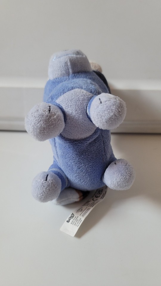 Bluey Friends Socks 6" Plush Stuffed Animal by Moose Toys Blue Muffin