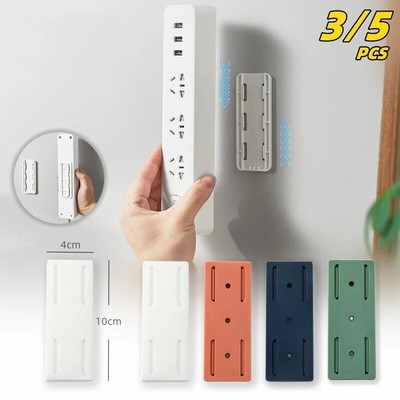 Socket Storage Hooks Wall-Mounted Organizer Fixer Multi-Purpose Adhesive Hooks