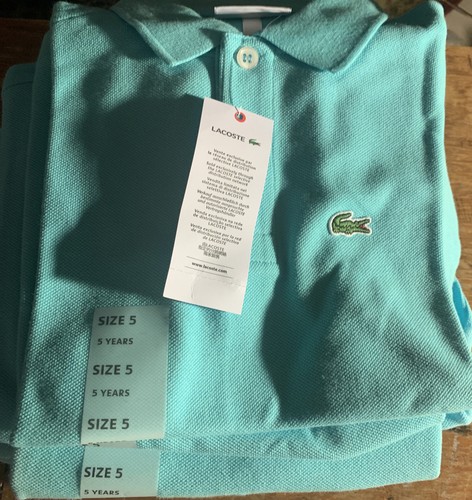 Boys Lacoste infant and kids polo. Made in Peru 🇵🇪.multiple Sizes 3, And 5 - Picture 5 of 5