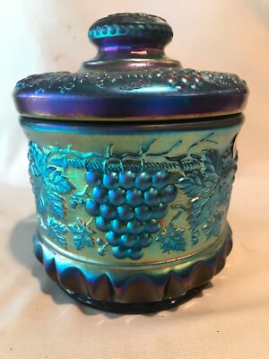 Fenton Art Glass 2005 Centennial Collection Favrene Tobacco Jar