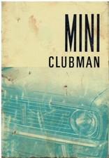 MINI CLUBMAN 1000 SALOON & ESTATE ORIGINAL 1973 OWNERS INSTRUCTION HANDBOOK