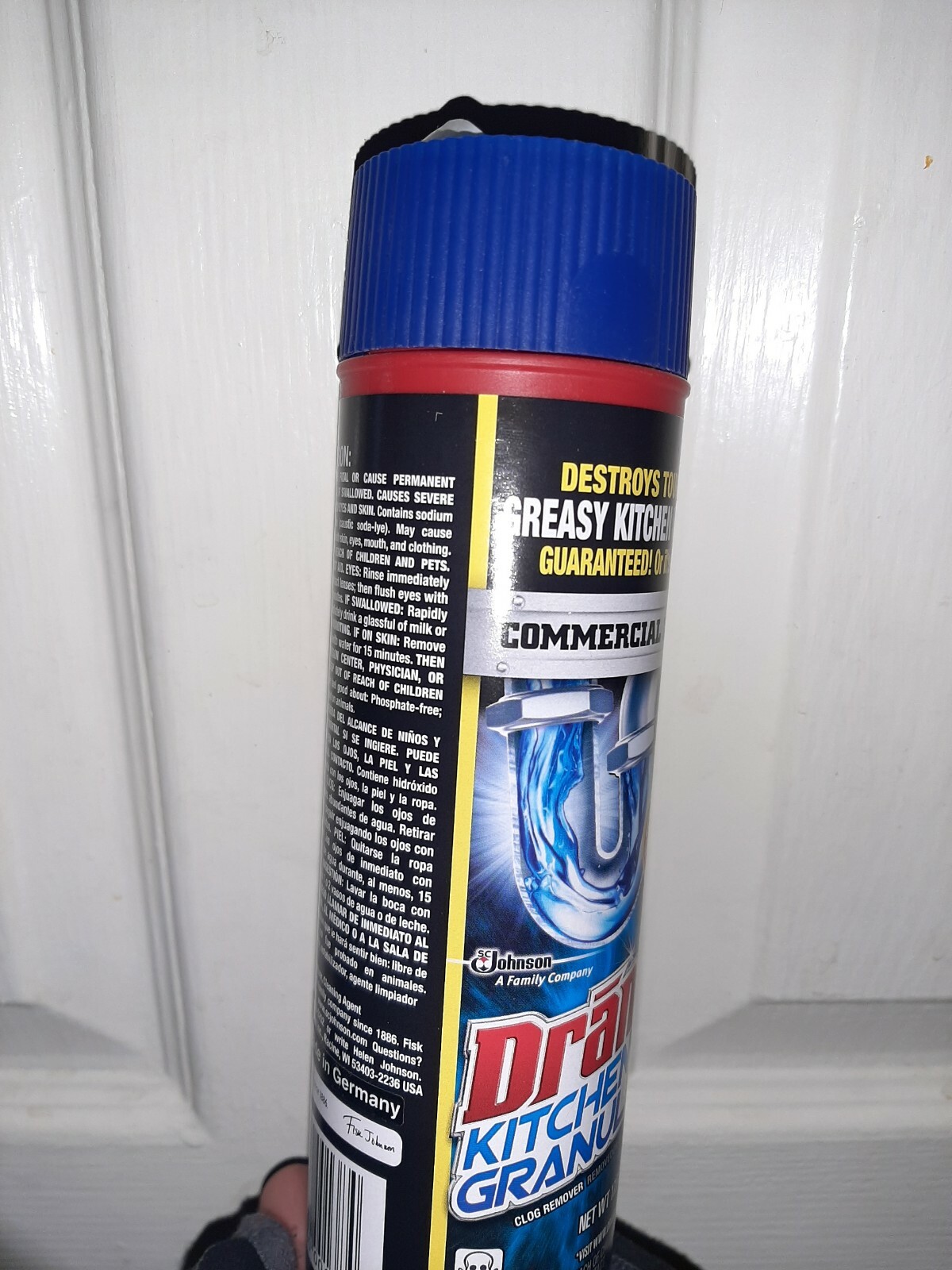 Commercial Line Drano® Kitchen Granules Canisters 17.6 Oz Each Melts