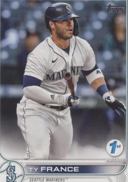 2022 Topps Series 1 1st Edition - Ty France #327 - 1 of 1