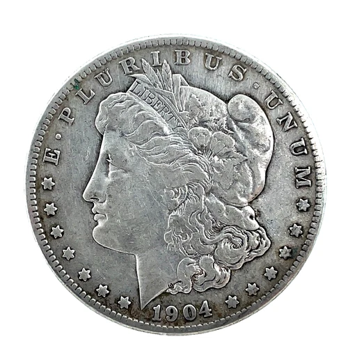 1904-S Morgan Dollar VF-Very Fine 90% Silver $1 US Coin # 2133
