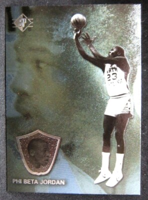 Michael Jordan 1998-99 Upper Deck SP Foil Phi Beta Jordan Card#J5!Bulls GOAT HOF
