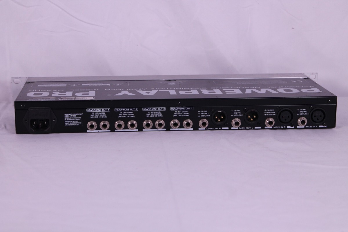Behringer Powerplay PRO HA4600 4-Channel Headphone Mixing