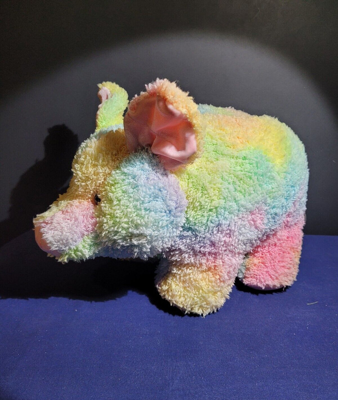 Dan Dee Collector's Choice Tie Dye Piggy Coin Bank Pastels