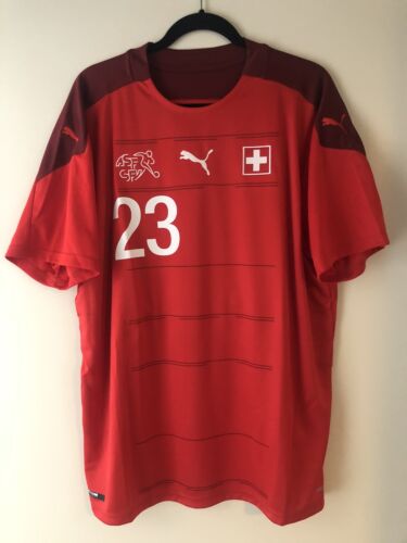 Switzerland Puma Home DryCell Soccer Jersey Shirt Kit 2XL XXL Shaqiri #23 NWT