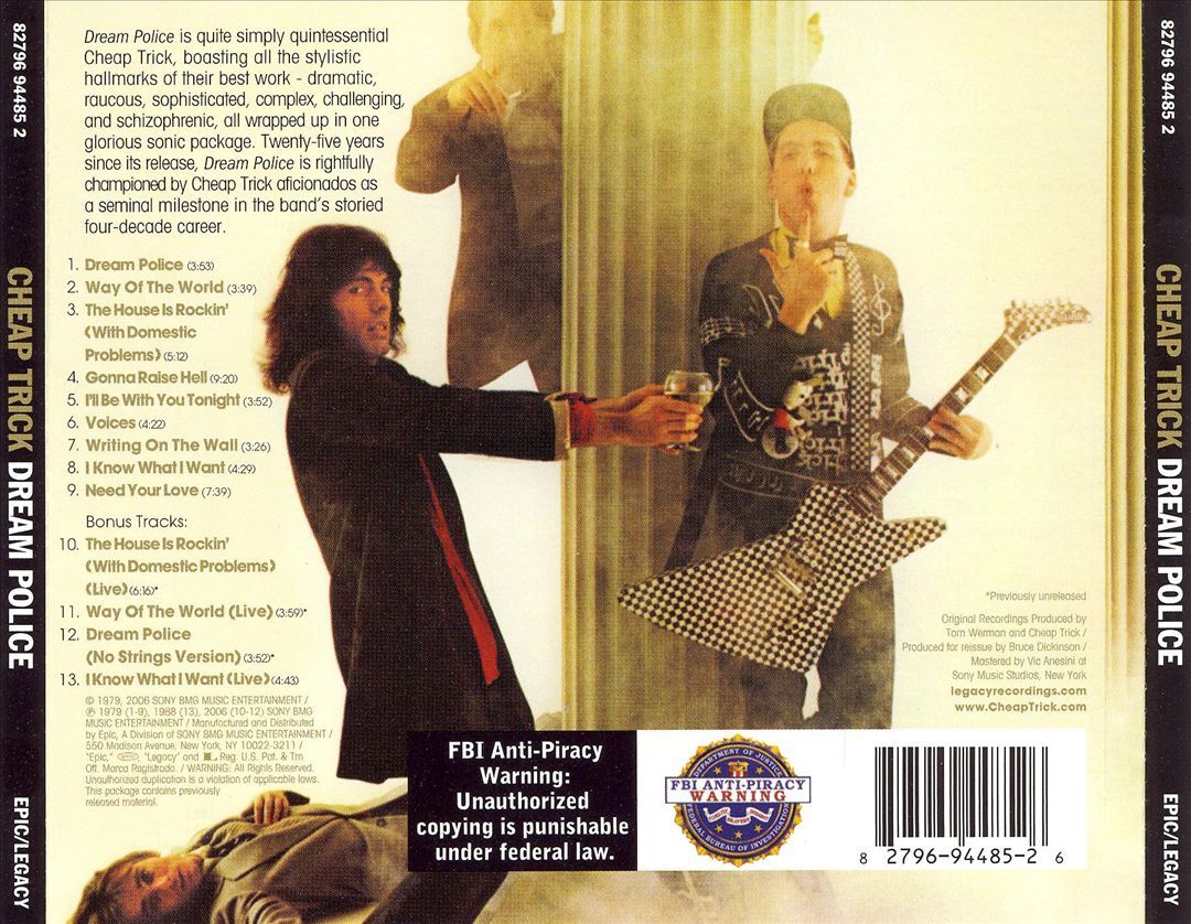 Cheap Trick- Dream Police- Rick Nielsen, Robin Zander - In The Studio With Redbeard - Foto 7