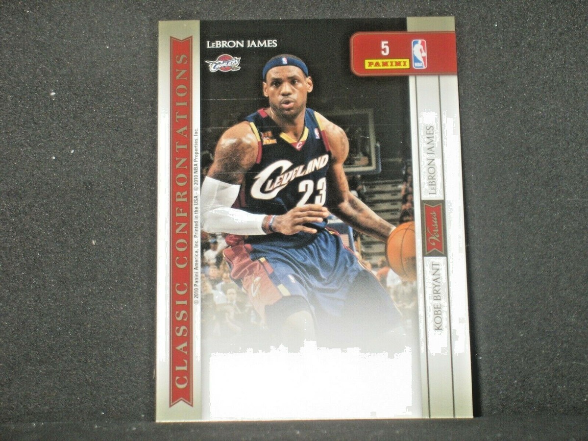 Kobe Bryant LeBron James 2009-10 Panini Classics Confrontations #5 