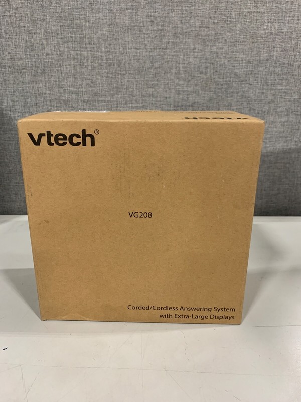 VTECH VG208 DECT 6.0 Corded/Cordless Phone for Home with 1 Handset