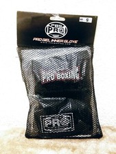 Pro Boxing Inner Gloves Quick Hand Wraps Boxing MMA Blk/Wht Size S/M