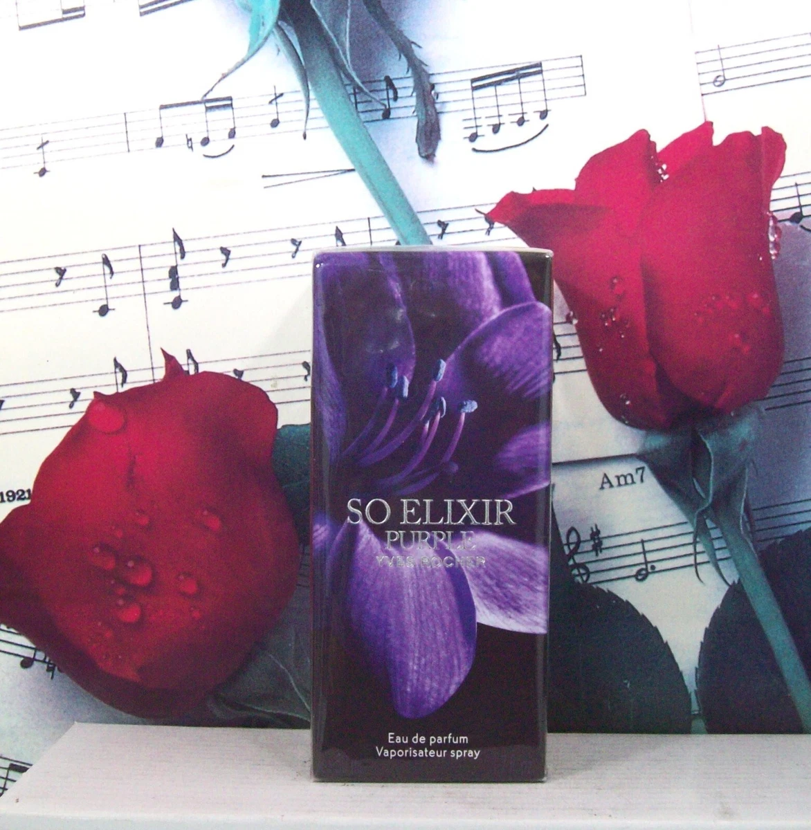 Eau De Parfum Yves Rocher So Elexir Purple – 30 Ml Spray – Floral, Plein Avec Boîte – Neuf