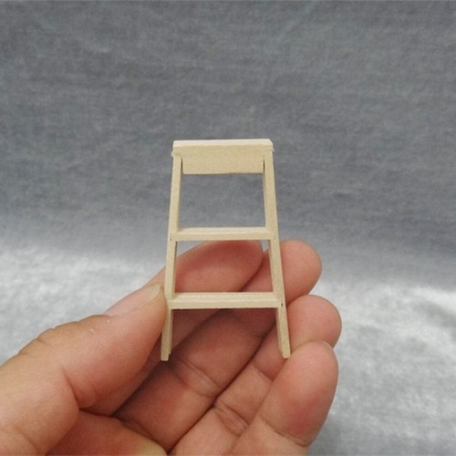 Mini scala in legno mobile gradino - aggiunge un tocco unico al tuo spazio! - Foto 2 di 11