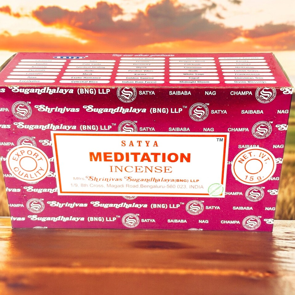 Satya Sai Baba Incense Sticks 12 X 15g Home Fragrance Meditation Yoga 