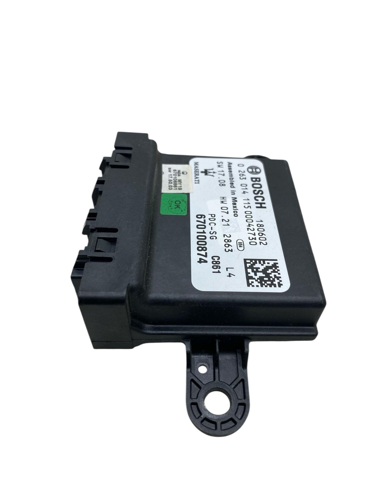 2017-2024 MASERATI LEVANTE OEM PARK ASSIST CONTROL MODULE UNIT 670100874