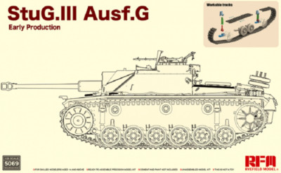 RYE FIELD MODEL Stug III Ausf.g Early Production 1/35 RM5069