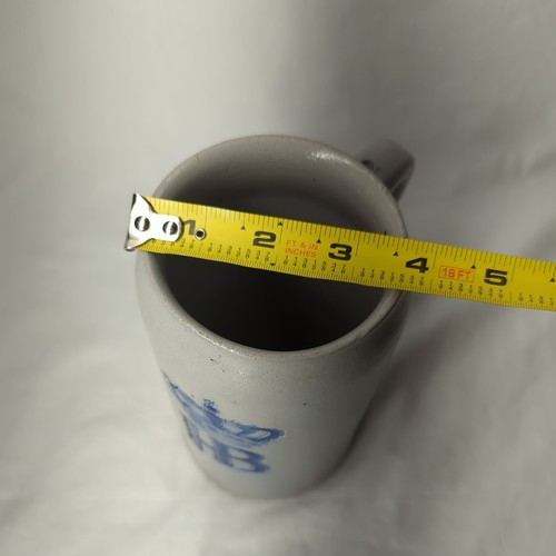Tasse en pierre bière vintage HB brasserie Munich 1 litre Stonewear - Photo 15 sur 16