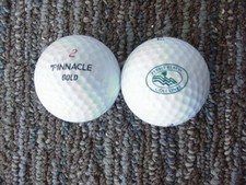 2 NEW PINNACLE GOLF PEBBLE BEACH GOLF LINKS GOLF BALLS PERFECT