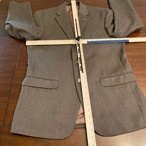 Lauren Ralph Lauren Herren Zwei Knopf Anzug Sakko Braun Gefüttert Green Label 40R - Bild 4 von 8
