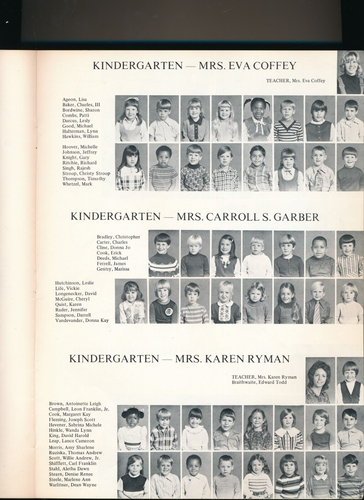 Harrisonburg VA Waterman Elementary School yearbook 1973 Virginia Grades 6-K - Imagen 2 de 2