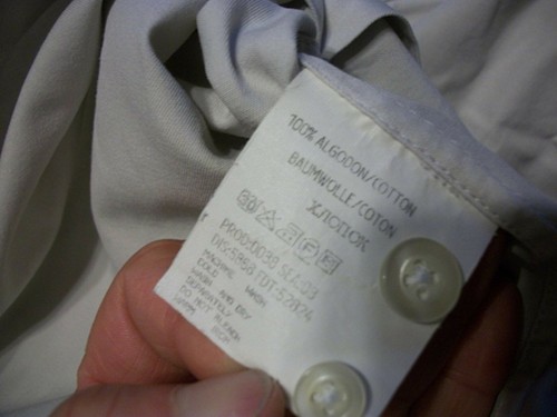 Chemise manches longues coton beige HUGO BOSS ORANGE L 42 44 - Imagen 8 de 8