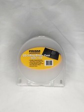 Prism CD 3-Ring Binder Case Holds 1 CD Pack of 19 Clear Cases NOS