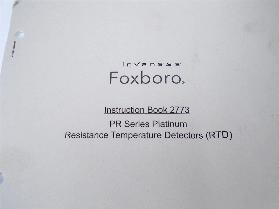 (2) FOXBORO PR-13USS-006-W Platinum Resistance TEMPERATURE DETECTOR Thermocouple - Image 3 of 4