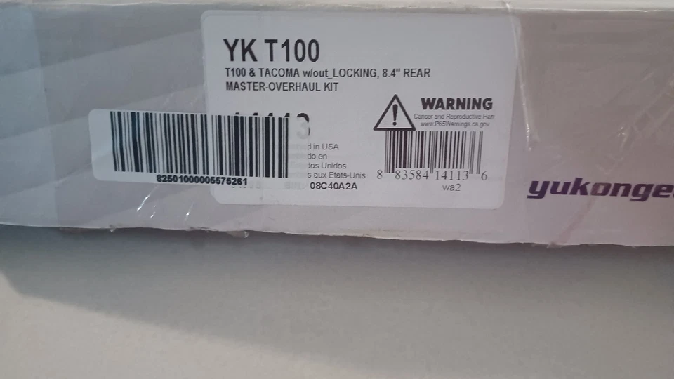 Yukon-Gear Master Overhaul Kit For Toyota Sequoia 2001-2007 Rear Differential - Image 3 of 4