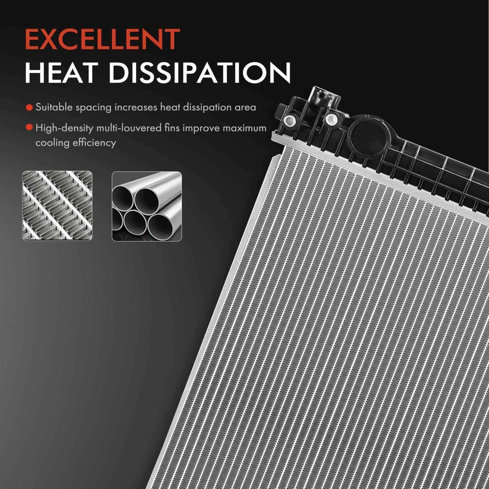 Radiador para camión Freightliner M2 Sterling 7500 8500 2008 2009 2010 transmisión automática Foto 4 de 4