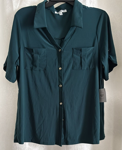 Perseption Concept Womens Burgundy Lace or Green,Blue Blouses Size L or XL NWT - Picture 21 of 24