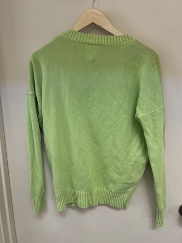 One Teaspoon Light Green Neon Pullover Knit-Comfy-Casual-Size 2XS - Picture 2 of 14
