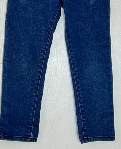 Oshkosh B'Gosh Little Girl's Sz 4 Jeggings Denim Blue Elastic Waist Back Pockets - Picture 5 of 10