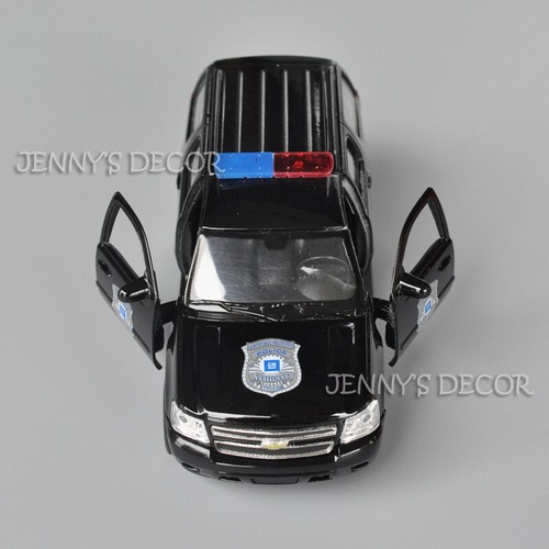 Welly 1:36 Scale Diecast Metal Car Model Toy Tahoe Police Vehicle Replica - Picture 5 of 8