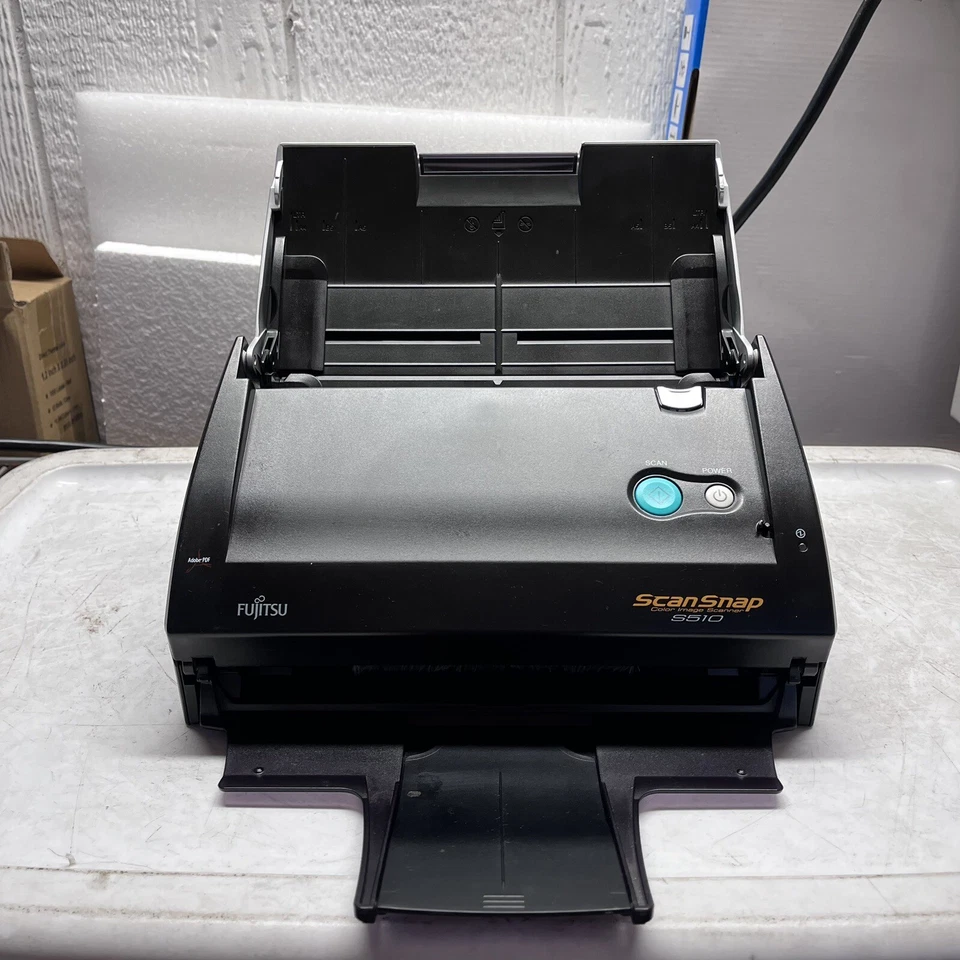 Fujitsu ScanSnap S510 Color Duplex Document Scanner USB Sold As Is B1 - Image 2 of 3