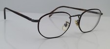 Vintage Calvin Klein 232537 Tortoise Gray Oval Metal Sunglasses FRAMES ONLY