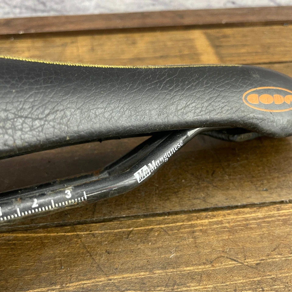 Sillín vintage Cannondale Seat 1999 Coda Selle Italia Stitch años 90 MTB rieles MTB Foto 4 de 4