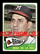 1965 Topps 21-211 VG-EX Pick From List All PICTURED aa9 yy1 yy3