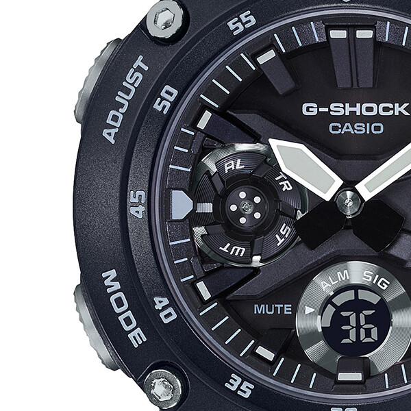 CASIO G-SHOCK GA-2000S-1AJF Black Carbon Core Guard Men's Watch