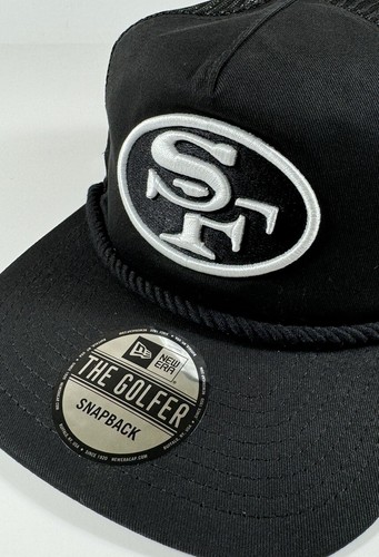 NEW ERA San Francisco 49ers The Golfer Snapback Rope Hat Cap Schwarz Herren *NEU* - Bild 6 von 7