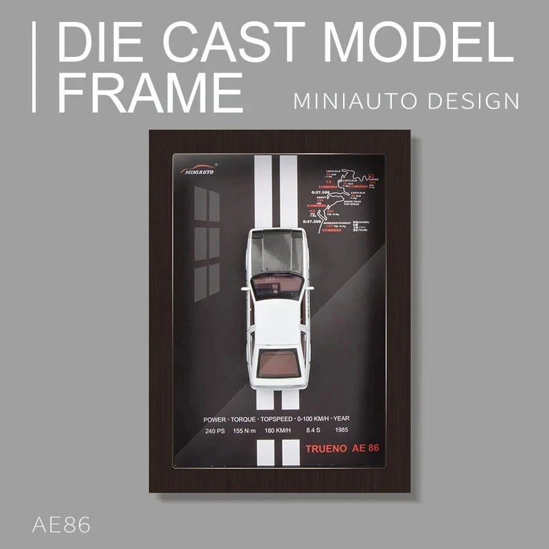 1:32 Scale Photo Frame Version Deicast Metal Sports Car Model Hanging Decoration - Image 4 of 4